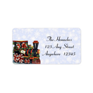 Holiday Train Label