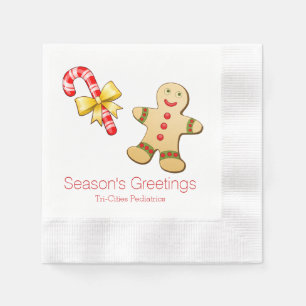 Holiday Treats Custom Christmas Napkins
