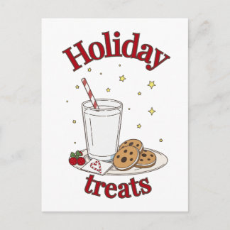 Holiday treats postcard
