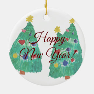 Holiday Tree  Ceramic Tree Decoration