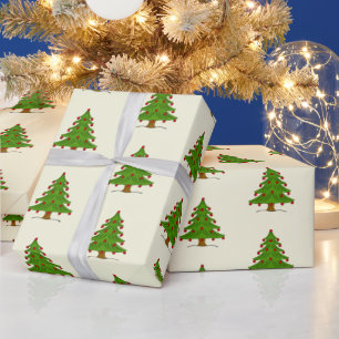 Holiday Tree Christmas Wrapping Paper
