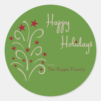 Holiday Tree Gift Tag - Customise