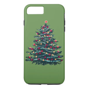 Holiday Tree Green Bacground Case