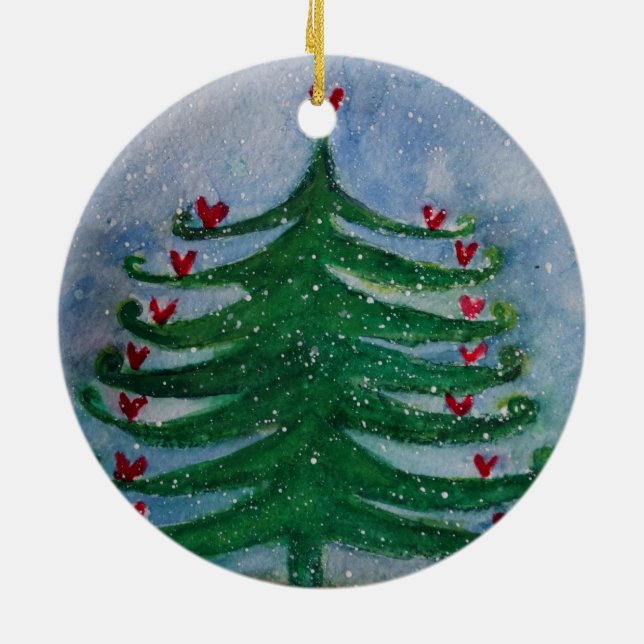 Holiday Tree Ornament (Back)