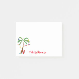 Holiday Tree Post-it-Notes-Mele Kalikimaka Post-it Notes