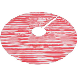 Holiday Tree Skirt Candy Cane Stripe