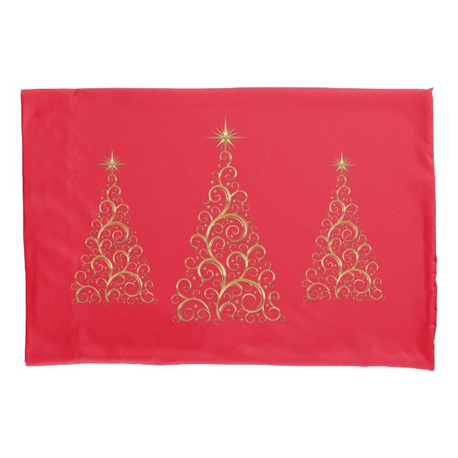 Holiday Trees Pillowcase (Front)
