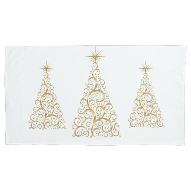 Holiday Trees Pillowcase (Front)