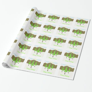 Holiday Trees Wrapping Paper