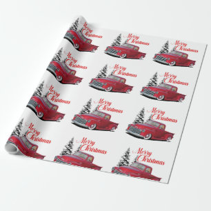Holiday Truck Wrapping Paper