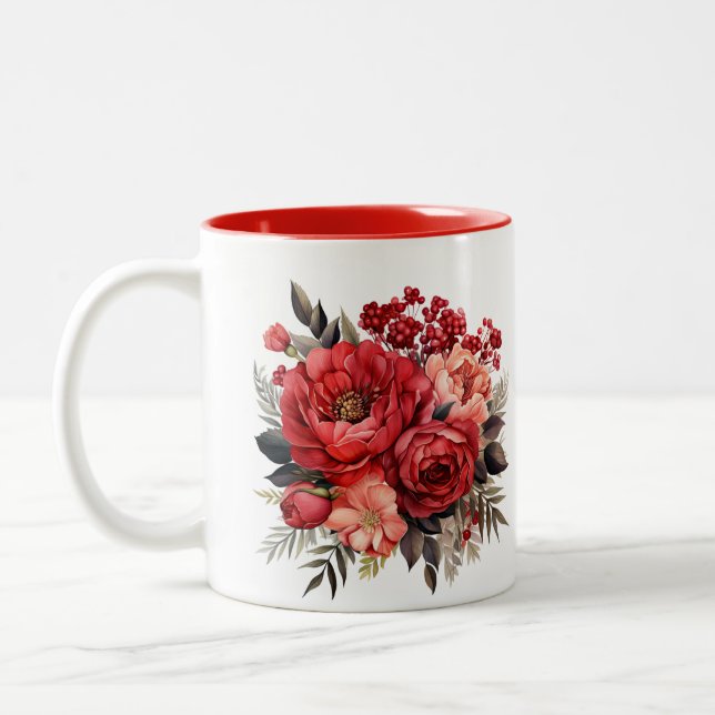 Holiday  Two-Tone coffee mug (Left)