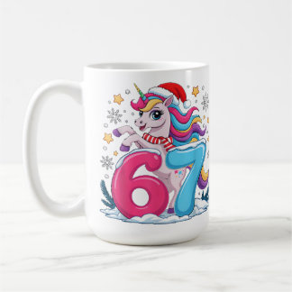 Holiday Unicorn 67 — Candy Colors & Snow Magic Coffee Mug
