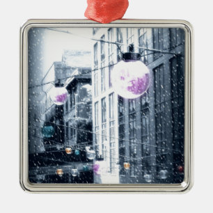 Holiday Urban Lights Metal Tree Decoration