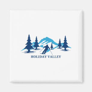 Holiday valley new york ski resort skiing skier magnet