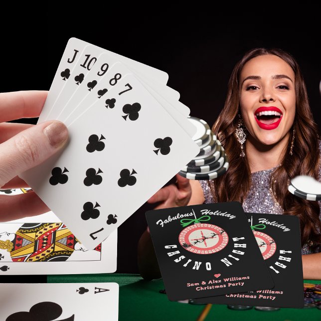 Holiday Vegas Casino Blackjack Poker Night Party Playing Cards (Holiday Vegas Casino Blackjack Poker Night Party Poker Cards)