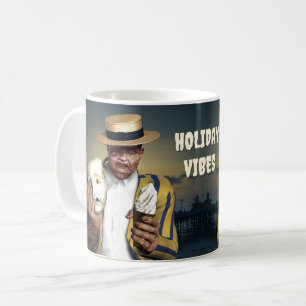 Holiday Vibes. Disfigured creature taking a break Coffee Mug