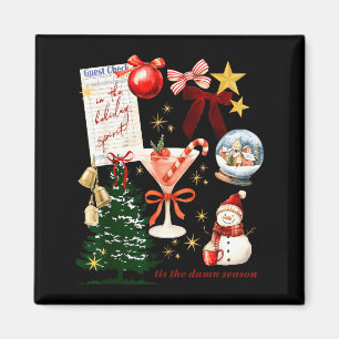 Holiday Vibes In The Holiday Srit Christmas Funny  Magnet