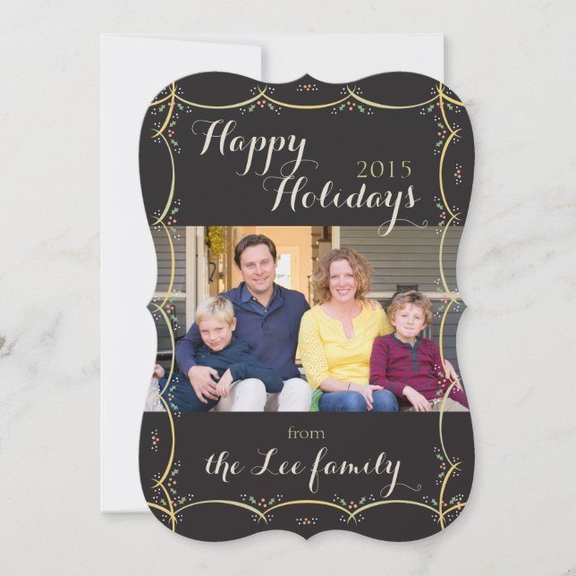 Holiday Vintage Classic Invitation (Front)