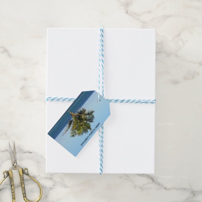 Holiday Waves Florida  Gift Tags (With Twine)