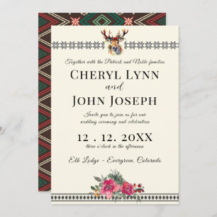 Holiday Wedding at the Lodge Invitation