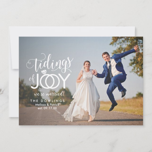 Holiday Wedding Newlywed First Christmas (Front)