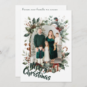 Holiday Whimsy: A Personalized Christmas Greeting