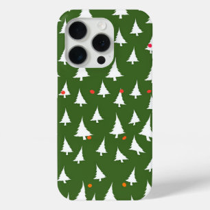 Holiday White Pines iPhone 15 Pro Case