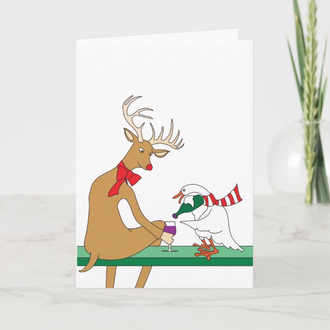 Holiday Wine Card (Front)