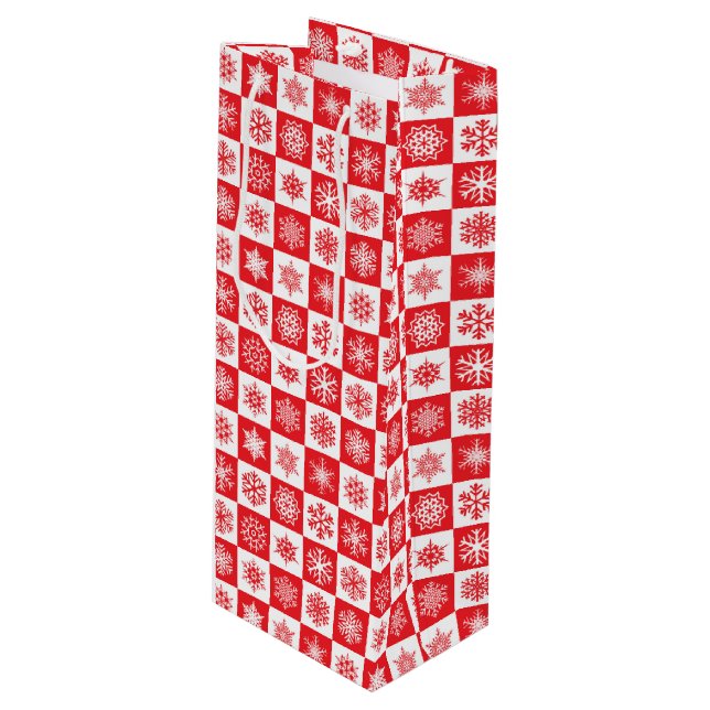 Holiday Wine Gift Bag (Front Angled)