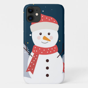 Holiday Winter Snowman iPhone 11 Case
