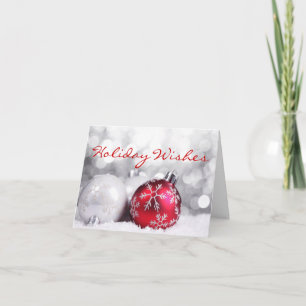 HOLIDAY WISHES CHRISTMAS CARDS