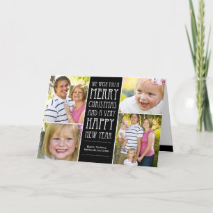 Holiday Wishes Christmas Photo Card