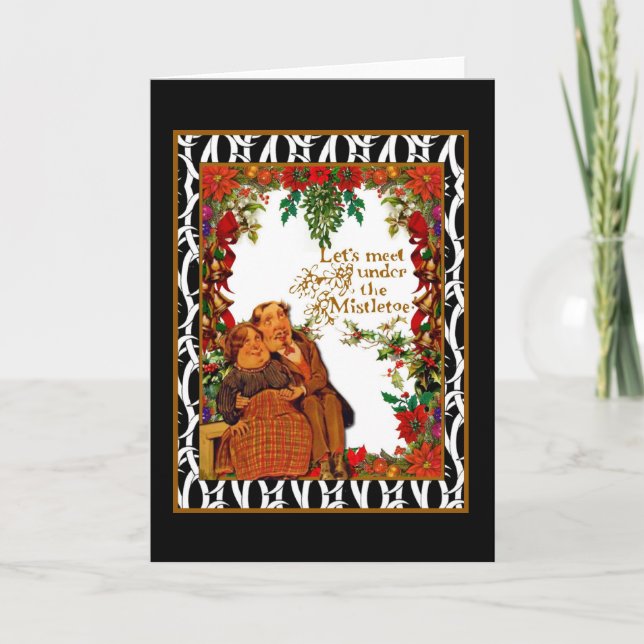 Holiday wishes for hugs and kisses (Front)