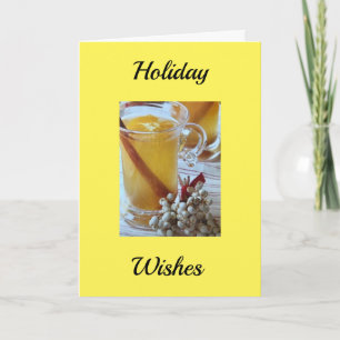 **HOLIDAY WISHES** FOR ONE AND ALL! CARD