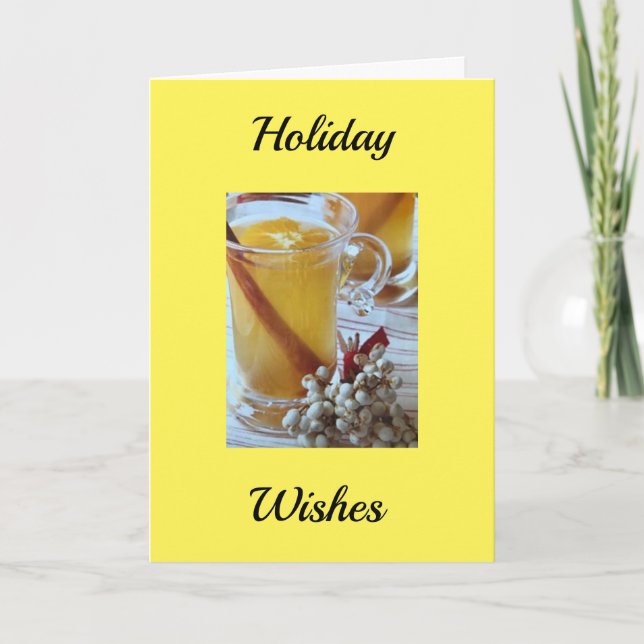 **HOLIDAY WISHES** FOR ONE AND ALL! CARD (Front)