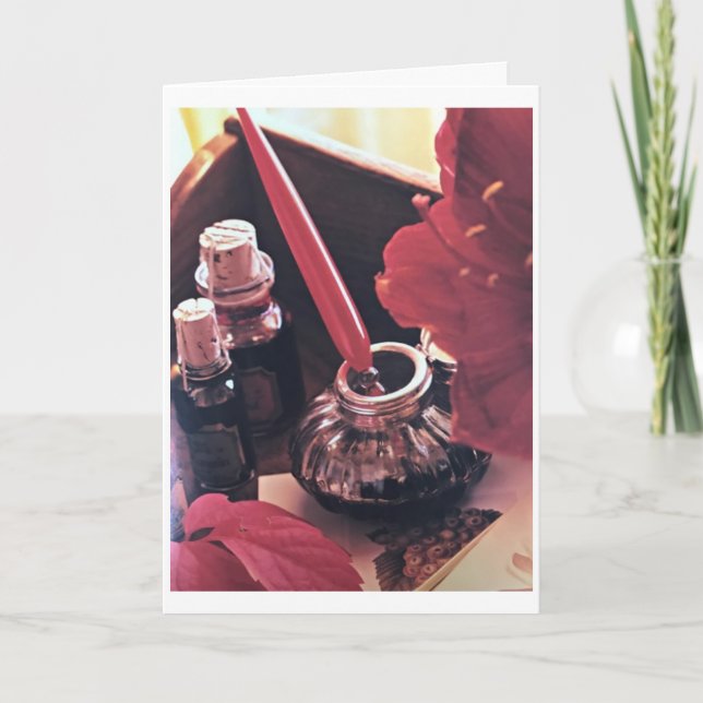 **HOLIDAY WISHES** FOR OUR FAMILY CARD (Front)