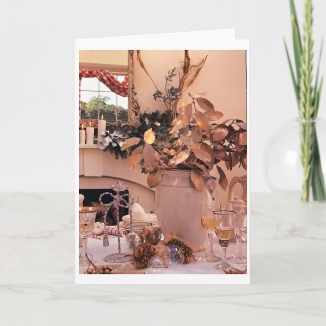 **HOLIDAY WISHES** FOR OUR FAMILY CARD (Front)