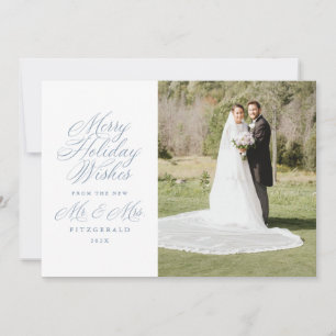 Holiday Wishes from the New Mr. and Mrs. Newlywed