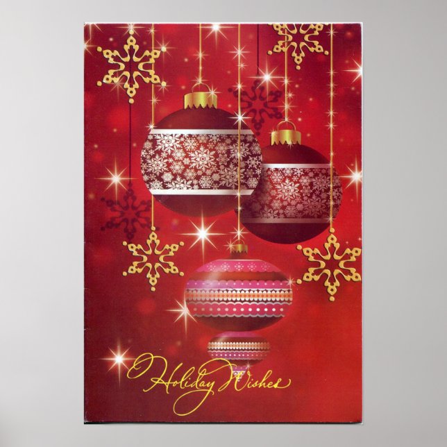 Holiday Wishes Poster (Front)