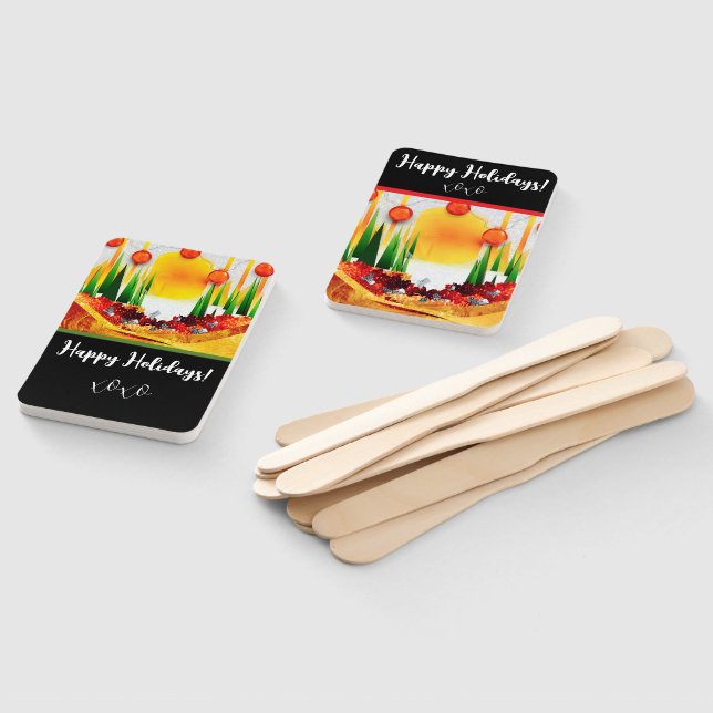 Holiday within the Pines! Hand Fan (Non-assembled)