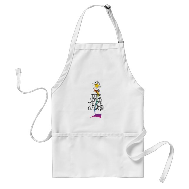 Holiday Words Standard Apron (Front)