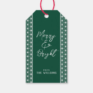 Holiday Wrapping ASANOHA Japanese Kimono pattern Gift Tags