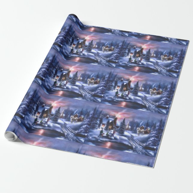 Holiday Wrapping Paper (Unrolled)