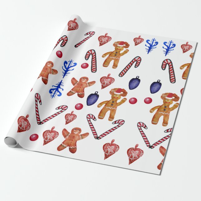 Holiday Wrapping Paper For Kids (Unrolled)
