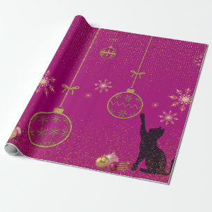 Holiday Wrapping Paper - Gatito Cat