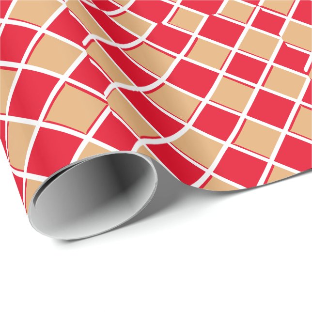Holiday Wrapping Paper Harlequin (Roll Corner)