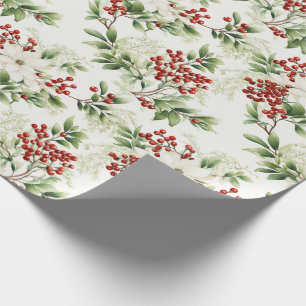 Holiday Wrapping Paper Holly