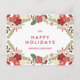 Holiday Wreath   Holiday Postcard