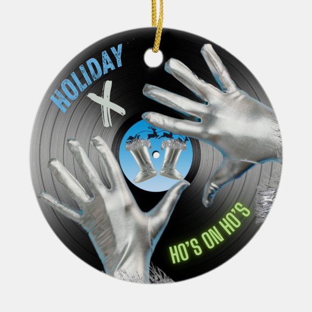 Holiday X Ceramic Tree Decoration (Front)