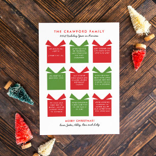 Holiday Year in Review Card